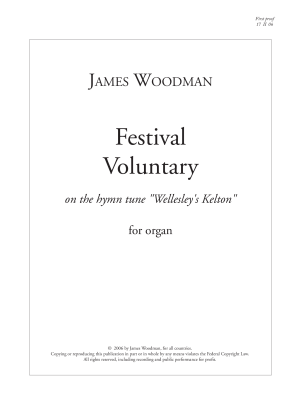 Festival Voluntary Cover