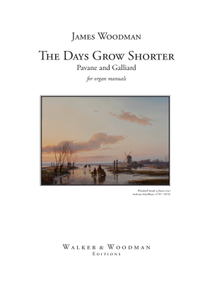 The Days Grow Shorter (Pavane & Galliard) Cover