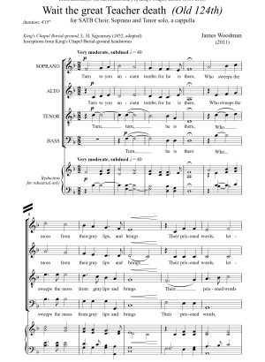 Wait the great Teacher death (Old 124th) Cover